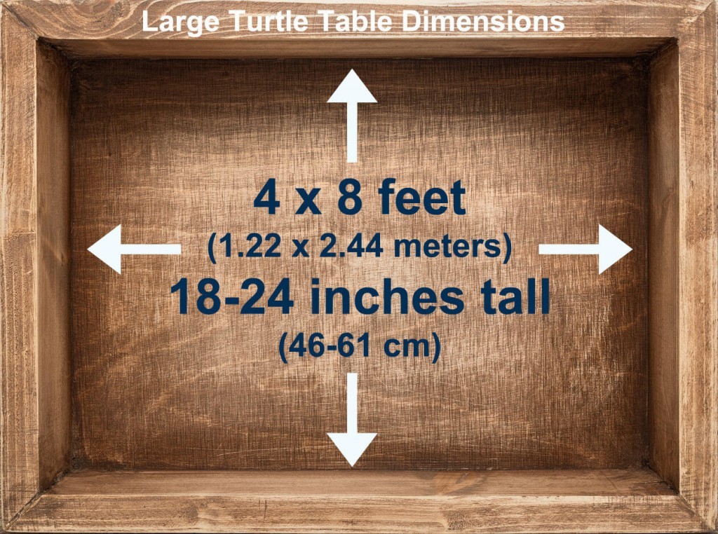 Turtle Table Dimensions