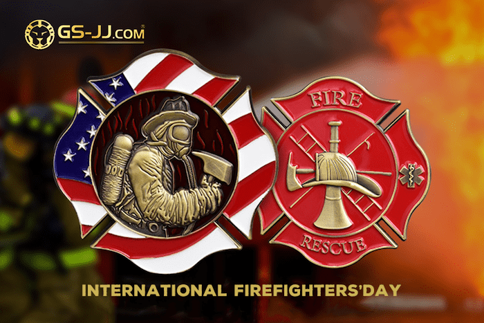 firefighter coins