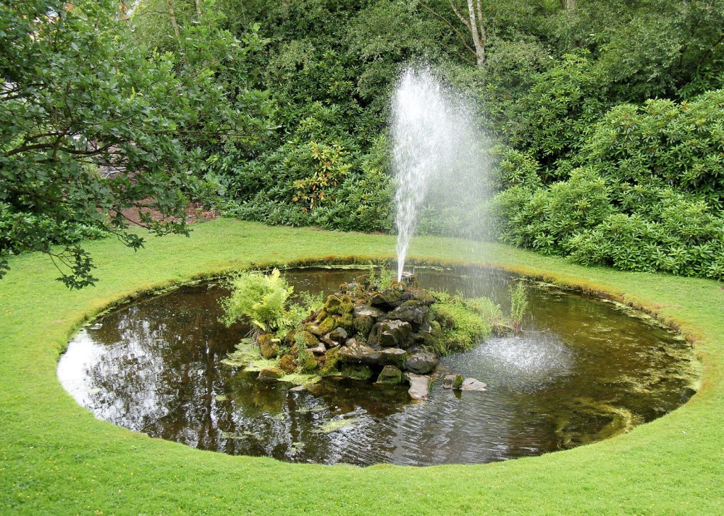 Fountain and Garden Turtle Pond.